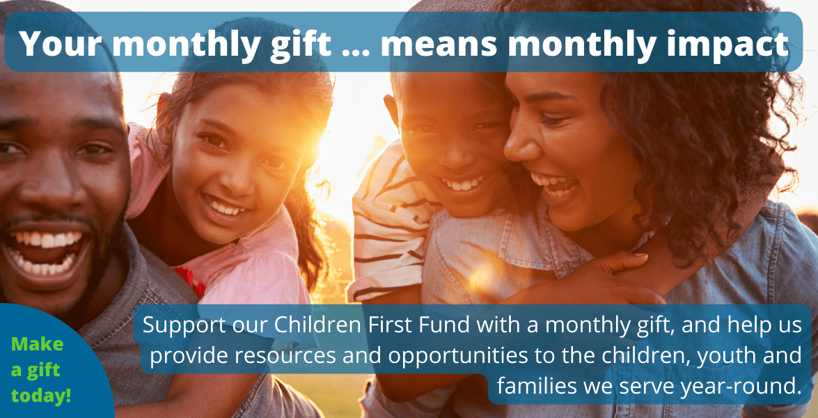 Your monthly gift means monthly impact